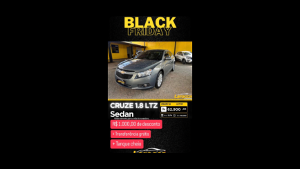 Chevrolet Cruze LTZ 1.8 16V Ecotec (Aut)(Flex)