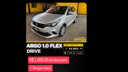 Fiat Argo Drive 1.0 Firefly (Flex)